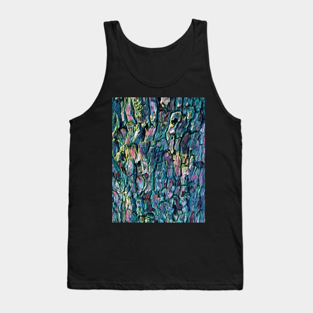 Textured Bark in Surreal Tank Top by LuvbuzzArt